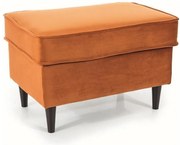 Taburet Ron velvet cinnamon/wenge Blu4215