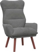 vidaXL fotoliu Gri închis 69 x 74 x 93 cm Catifea