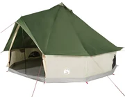 Cort de familie Tipi pentru 8 persoane, verde, impermeabil