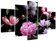 Tablou - Ilustrație de flori (150x105 cm)