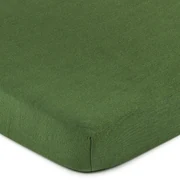 Cearşaf de pat 4Home jersey, verde măsliniu, 180 x 200 cm