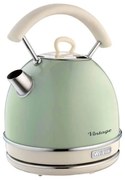 Ceainic electric Ariete VINTAGE 2877/04, 2000W, 1.7 L, Corp otel, Suprafata rece, Baza 360°, Verde