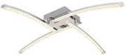 Plafoniera LED pentru baie design modern IP44 Jules crom 24W