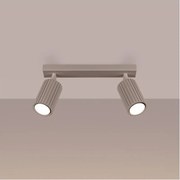 Brilagi - Spot LED CRESTO, 2x GU10, 10W, 230V, taupe