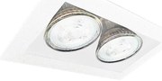 Brosline 3035 - Corp încastrat CAGE 2xGU10/10W/230V, alb