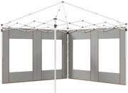 Outsunny Panouri Laterale Foisor cu Uși Fermoar pentru 3x3(m) sau 3x6m 2 Buc Rezervă | Aosom Romania
