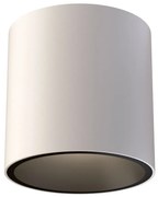 Spot LED aplicat, plafoniera design tehnic Alfa alb 7cm, 3000K