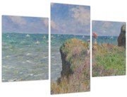 Tablou - Claude Monet, Cliff Walk at Pourville, reproducere (90x60 cm)