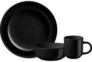 Set de masă Mäser 16 piese ALENIA, negru