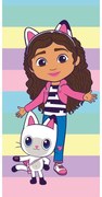 Prosop pentru copii, din bumbac 70x140 cm Gabby´s Dollhouse Colors – Jerry Fabrics