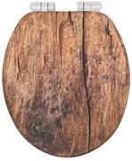 Capac WC 37 x 43 cm Easy-Close (cu închidere automată) Rustic – Wenko