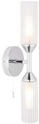Endon NATORI 97172 - Aplica de perete pentru baie 2xG9/3W/230V IP44 crom lucios