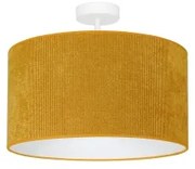 Lustră aplicată Duolla CORDUROY 1xE27/15W/230V d. 40 cm galben