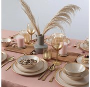 Set de veselă 24 piese bej/ceramică