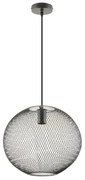 Lustra suspendata metalica design decorativ ORION negru 34cm
