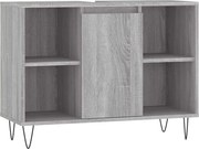 vidaXL Dulap pentru baie, gri sonoma, 80x33x60 cm, lemn compozit
