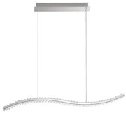 Lustra LED suspendata, cristal design elegant AURELIA crom