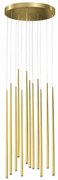 Lustra LED design modern minimalist 45cm Louise 12 gold ZZ AZ3420