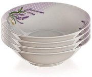 Set boluri din porţelan LAVANDĂ, 4 buc