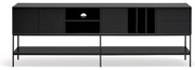 Comodă TV neagră 220x74x45 cm Platt – Teulat