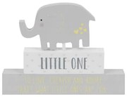 Placuta gri cu elefant Little One Celebrations