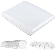 Outsunny Acoperiș pentru Seră 6x10m din PP Anti UV și Impermeabil Transparent | Aosom Romania