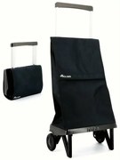 Geantă de cumpărături Rolser Plegamatic Original MF, cu role, negru
