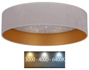 Plafonieră LED VELVET STAR LED/24W/230V d. 40 cm  crem/bej Brilagi