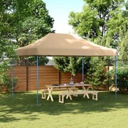 vidaXL Cort de petrecere pliabil Pop-Up, 410x279x315 cm, bej