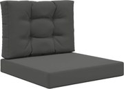 vidaXL Perna pentru canapea de exterior 2 pcs Antracit Poliester