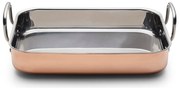 Tavă de copt din cupru/din oțel inoxidabil 25,5x35 cm – Blomsterbergs
