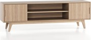 Comodă TV lemn masiv Brooklyn, 180 × 45 × 55 cm