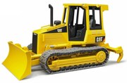 Buldozer CAT Bruder 02443, cu șenile și lamă, 1:16