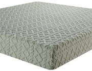 Cearşaf elastic cu blăniţă INVERNO verde 180 x 200 cm