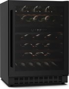 Klarstein Velaire Frigider de vin încorporabil | Modern, Elegant | Protecție UV | Dual-Zone | 46 sticle
