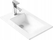 Mexen Alir chiuvetă încastrată în blat 34 x 55 cm, albă - 25503400