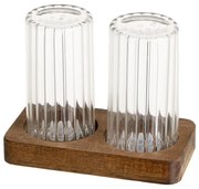 Solniță și piperniță cu suport Linea Duo – Casa Selección