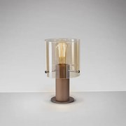 Veioza design modern Venize cupru/ chihlimbar