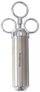 Seringa pentru marinat carne Klausberg KB 7842, 60 ml, 3 ace, Otel inoxidabil, Fara BPA, Argintiu