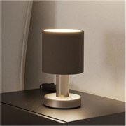 Eglo 31842 - Lampă de masă MONTETTO 1xE14/40W/230V maro/crom mat