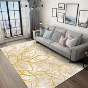 Covor Modern Living , Dormitor Dreptunghiular Elif KL8385AL Galben (Alege dimensiunea: 100 x 200)