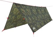 vidaXL Prelată de camping, camuflaj, 406x306 cm, impermeabilă