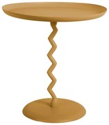 Măsuță auxiliară rotundă din metal ø 40 cm Zig Zag – Leitmotiv