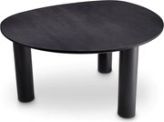 Masa dining moderna design LUX Lombardo negru 149x128cm