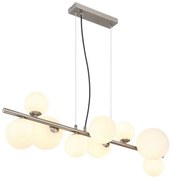 Lustră LED pe cablu RIHA 9xG9/3W/230V crom Globo 56140-9H