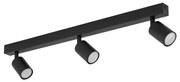 Spot NEX 3xGU10/10W/230V negru