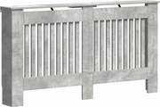 vidaXL Capac pentru radiator Gri din beton 152 x 19 x 81,5 cm