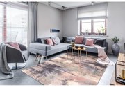 Covor roz deschis din lână 160x240 cm Fizz – Agnella