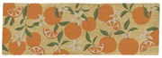 Covoraș de intrare din fibre de nucă de cocos 40x120 cm Orange – Artsy Doormats