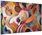 Tablou - Abstract muzical (90x60 cm)